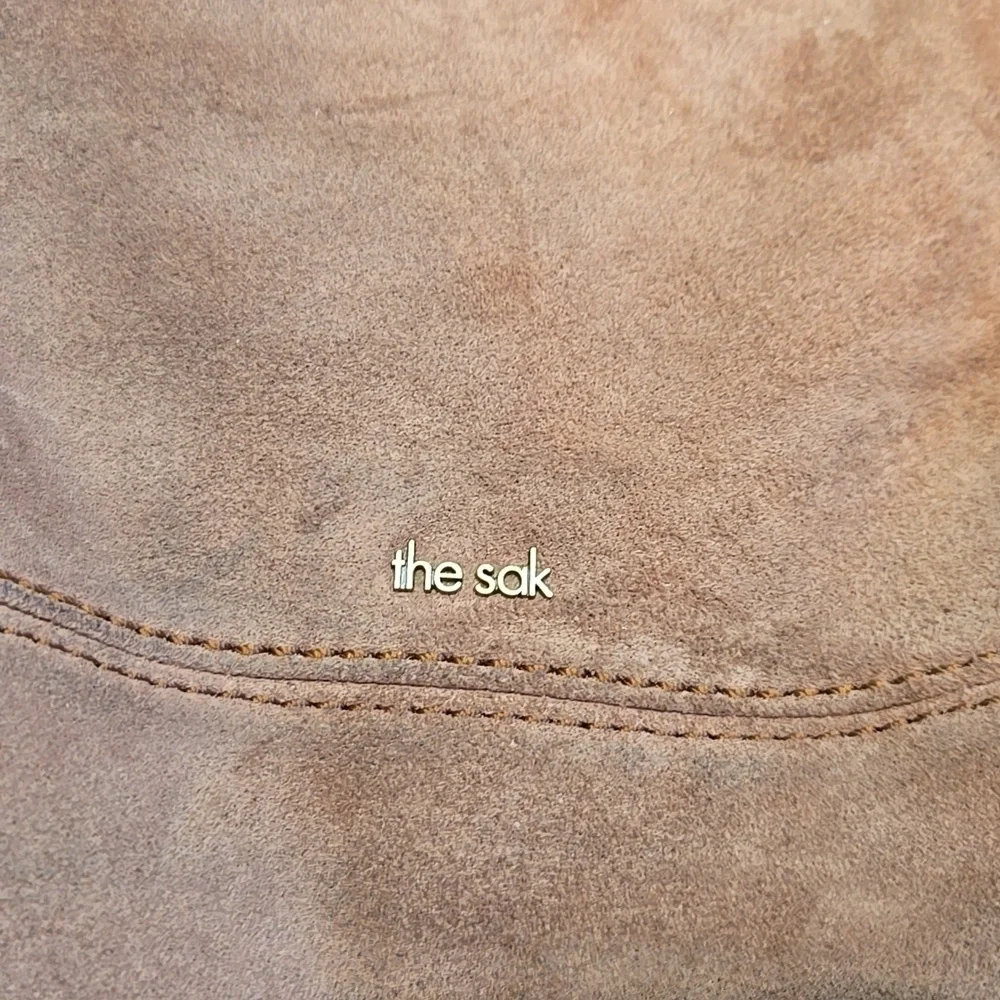 The Sak Women Suede Shoulder Hobo Boho Bag Purse